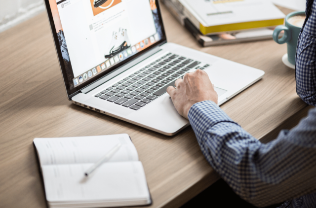 person using a computer